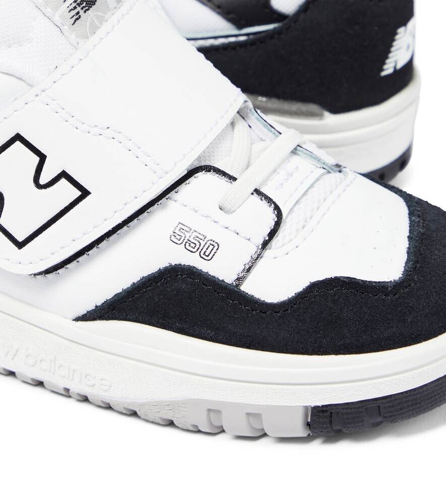 Кроссовки 550 Bungee Lace из искусственной кожи New Balance, белый — фото 4