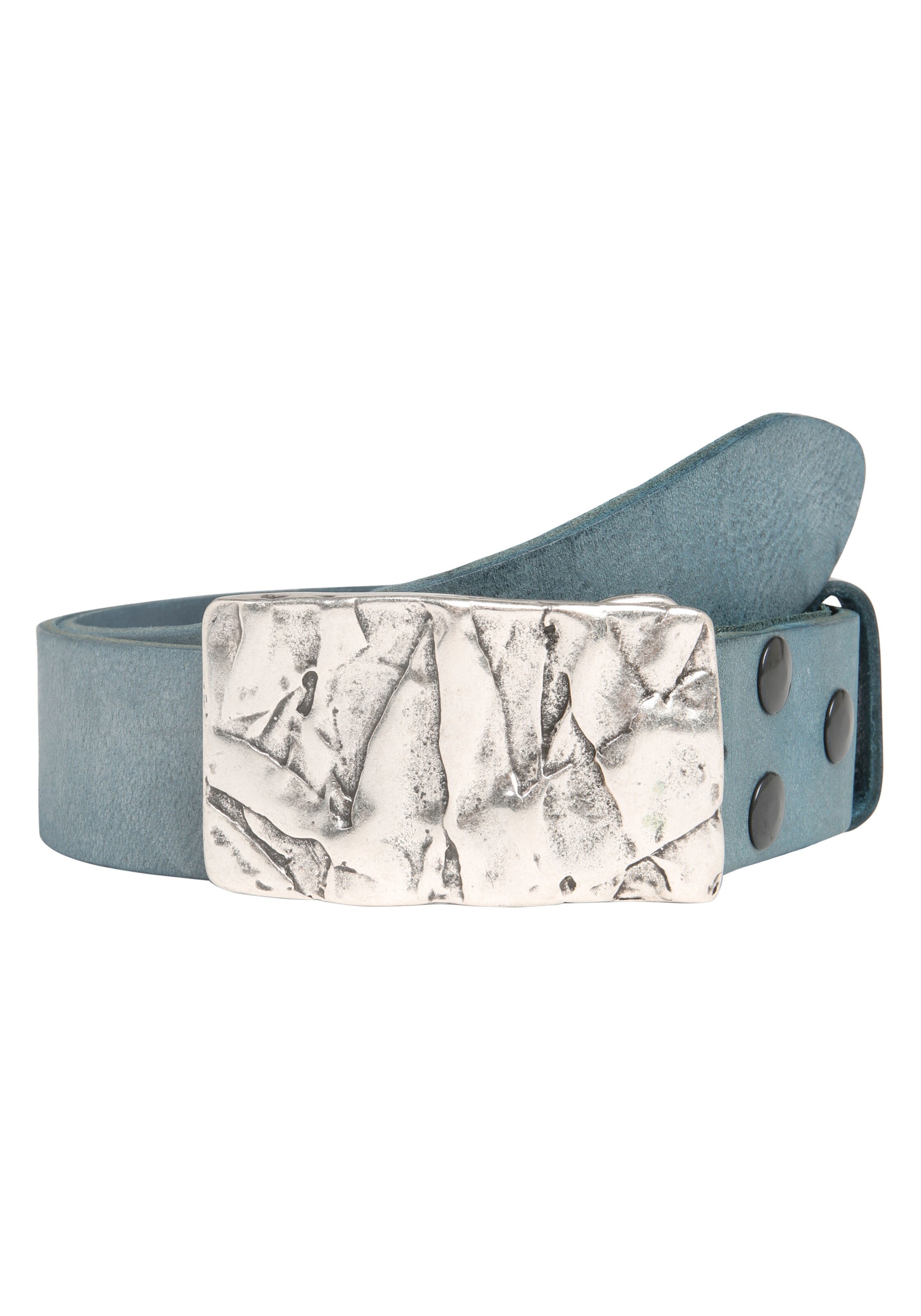 

RETTUNGSRING by showroom 019° Ремень 'Gump' в цвете Smoke Blue