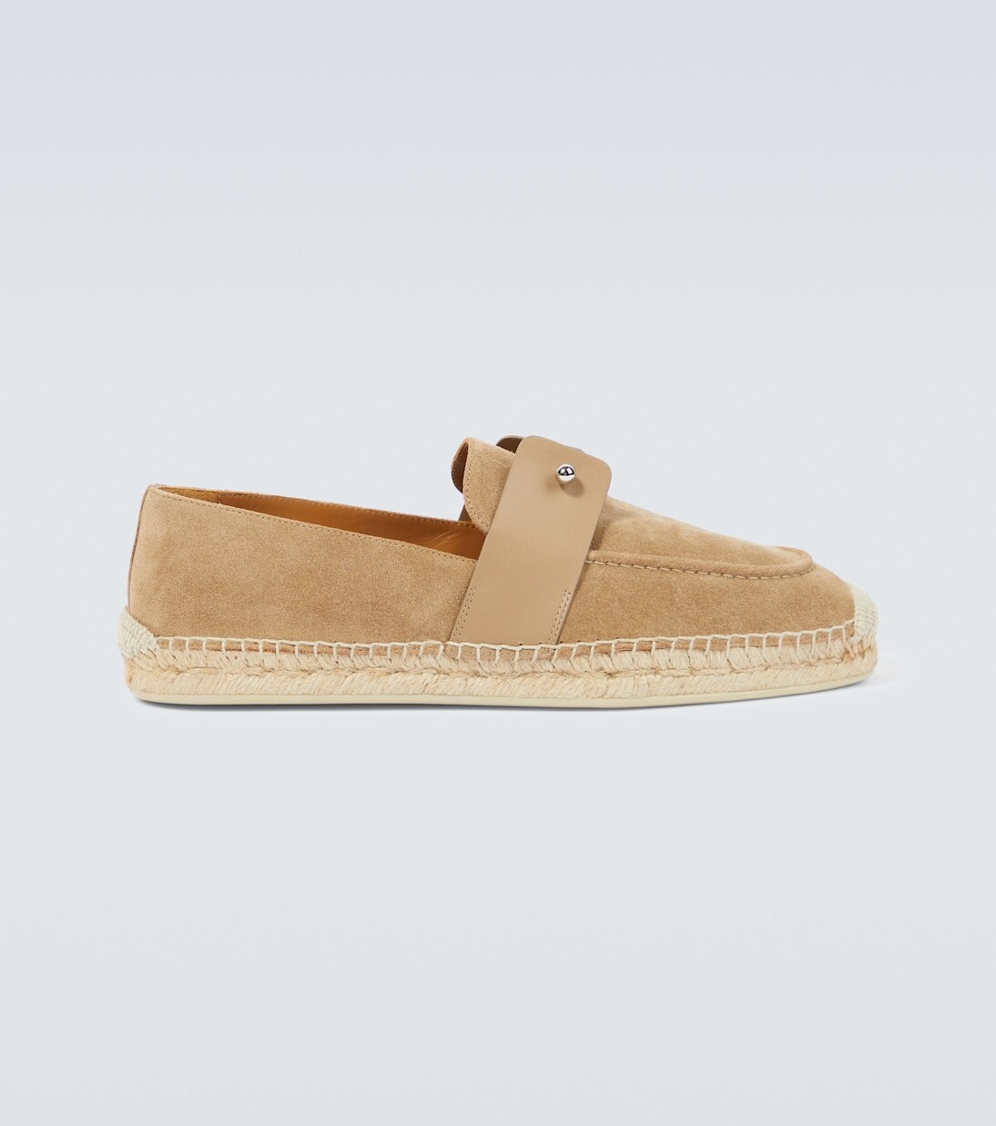 

Замшевые эспадрильи Chambespadrille Christian Louboutin, цвет saharienne