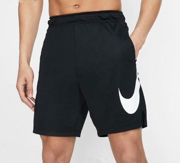 Шорты large swoosh logo training shorts black Nike, черный — фото 2