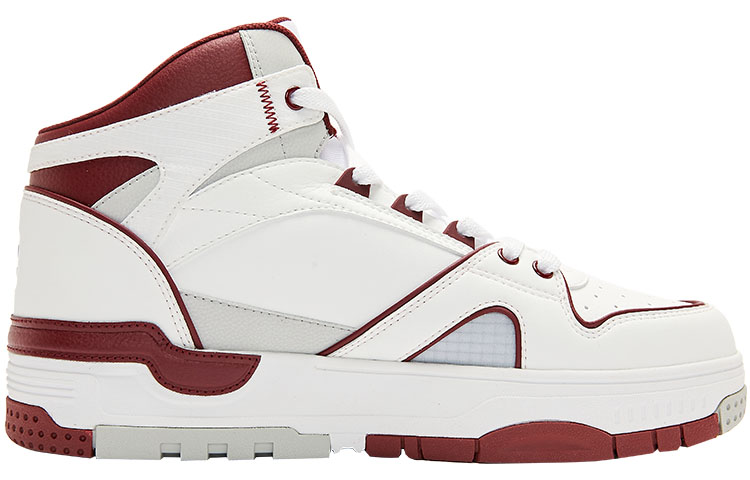 Champion RetroBasket 19 High Top Vintage баскетбольные кроссовки мужские красные белые — фото 4