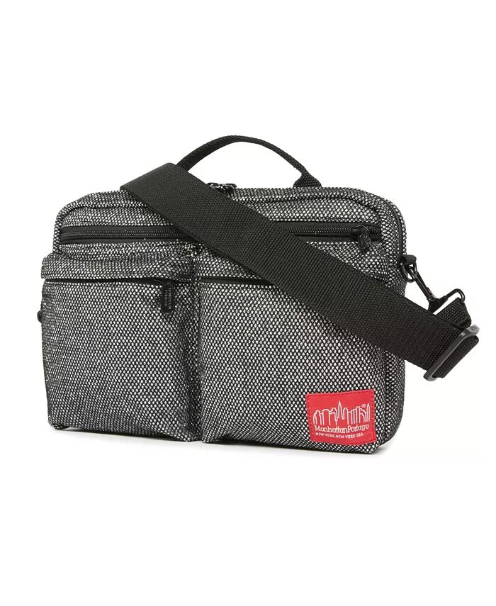 

Сумка через плечо Albany Midnight Manhattan Portage, серебряный