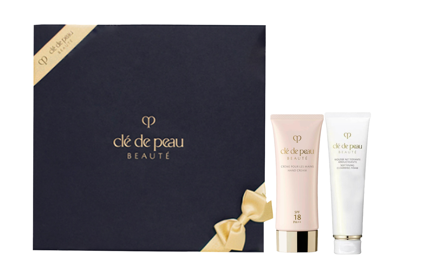 

Увлажняющий набор для ухода за кожей успокаивающий увлажняющий тип 125мл+170мл Clé De Peau Beauté