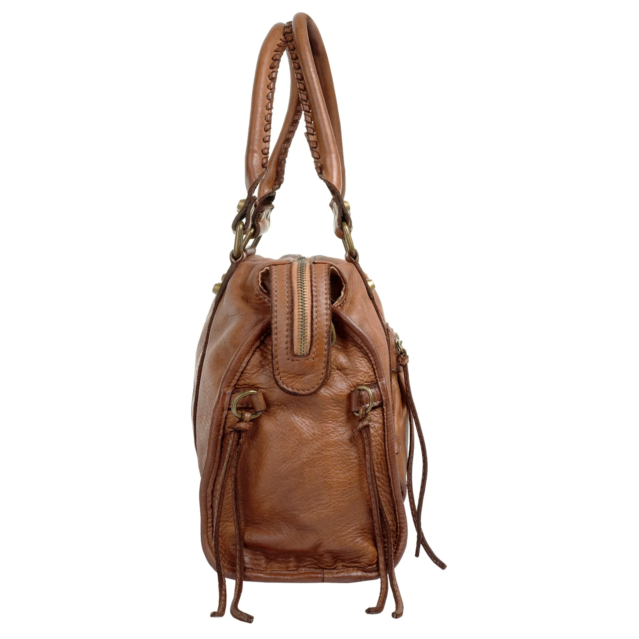 

Шоппер Samantha Look, натуральная кожа, производство Италия, цвет Cognac