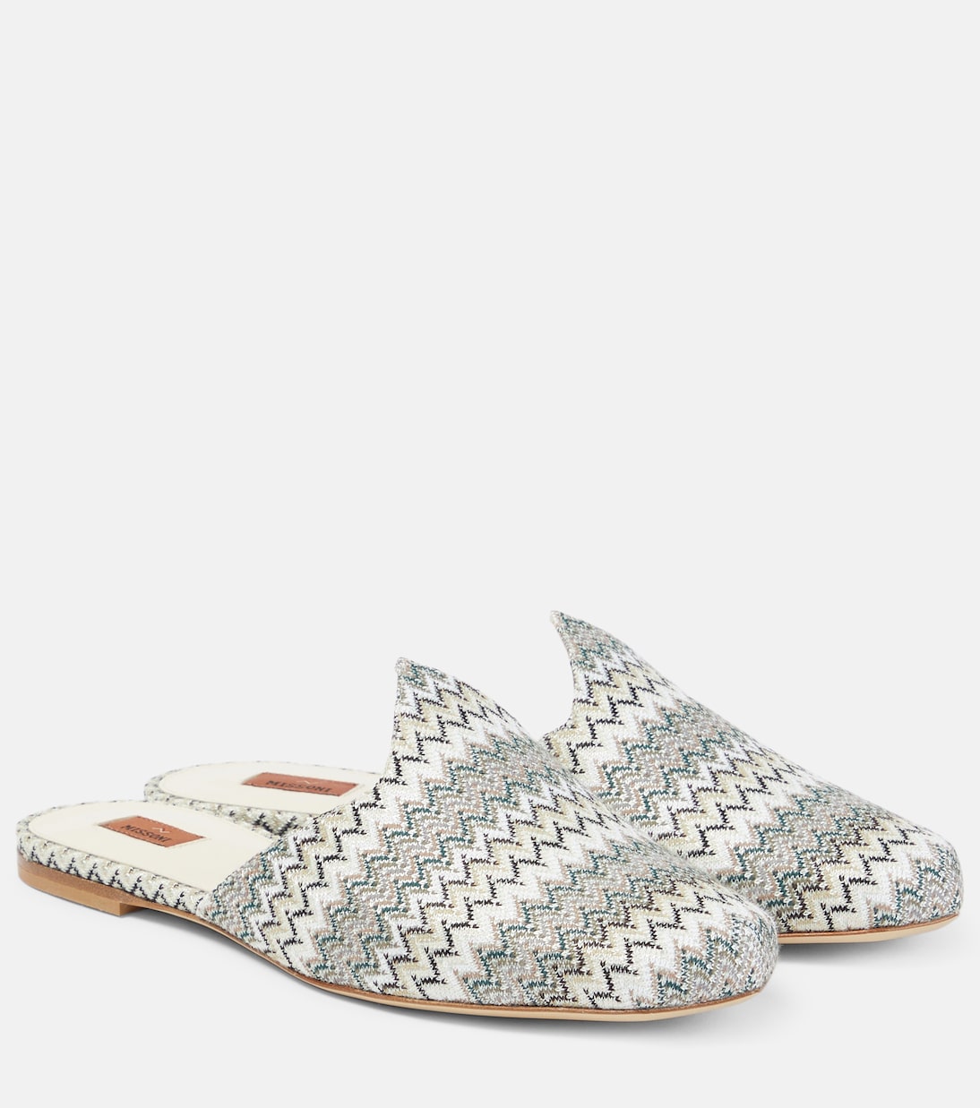 Холщовые мюли Zig Zag Missoni, оливковый