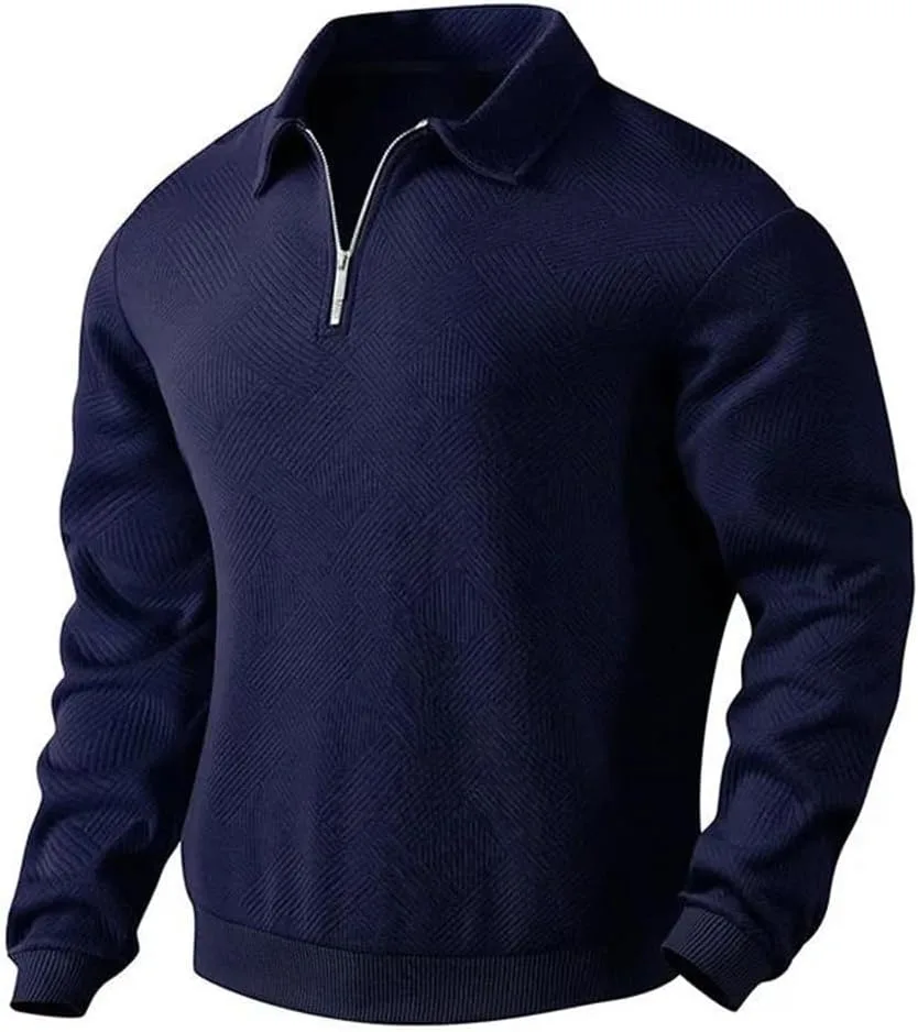 Мужской свитер с цветными блоками Casual Pullover — фото 3