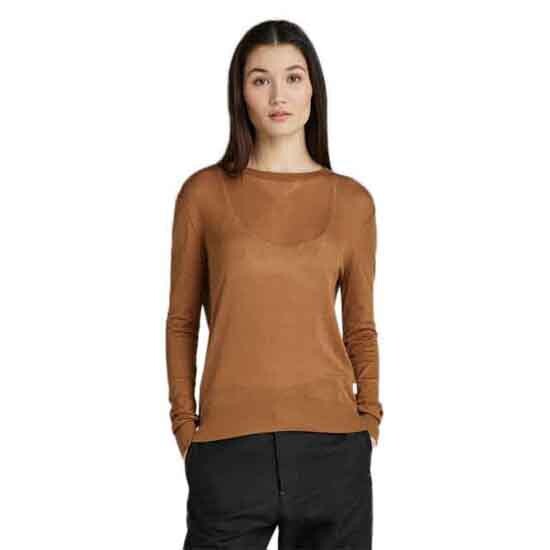 

Свитер G-Star Core Crew Neck, коричневый