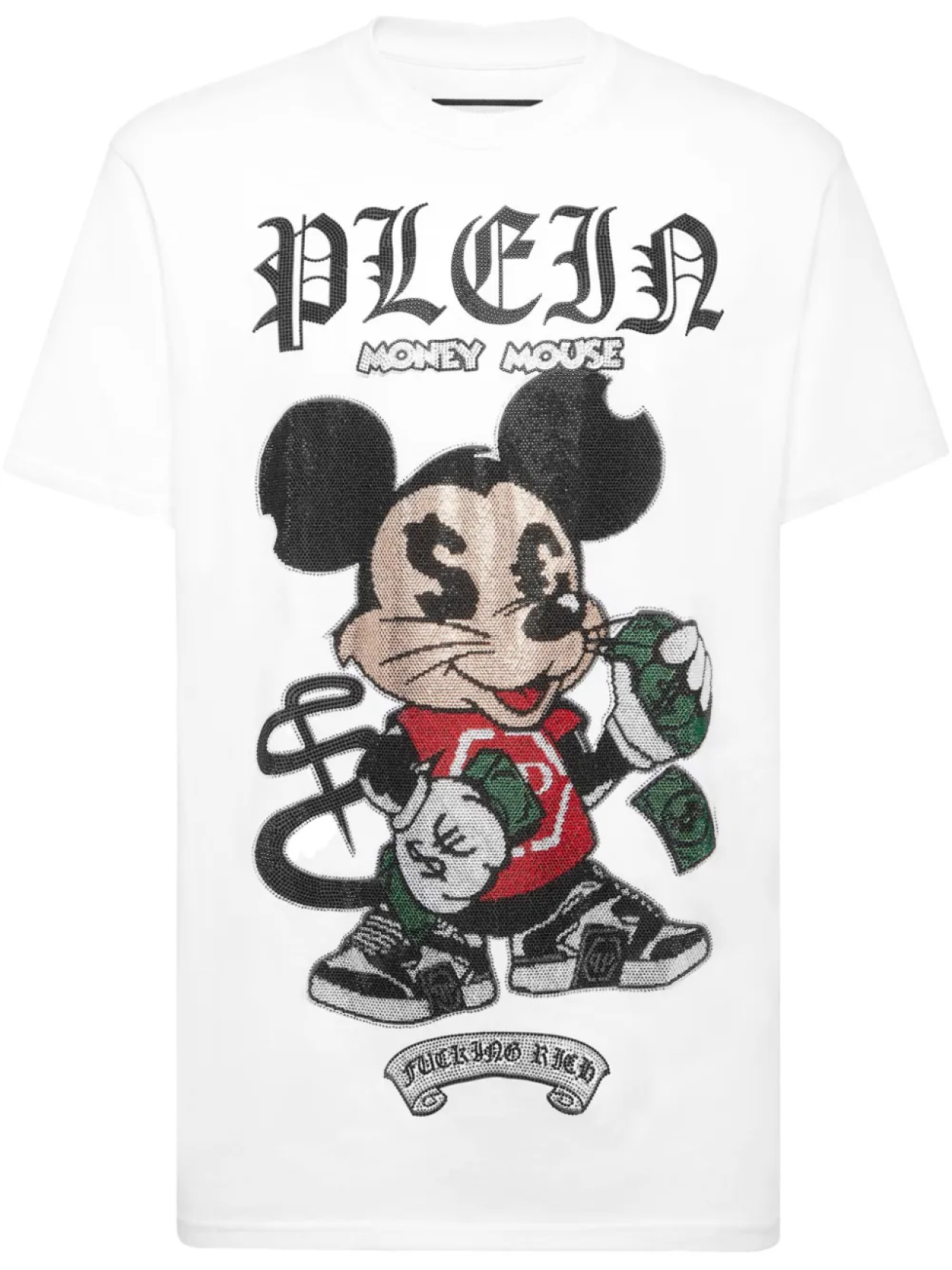 

Футболка Money Mouse Philipp Plein, белый