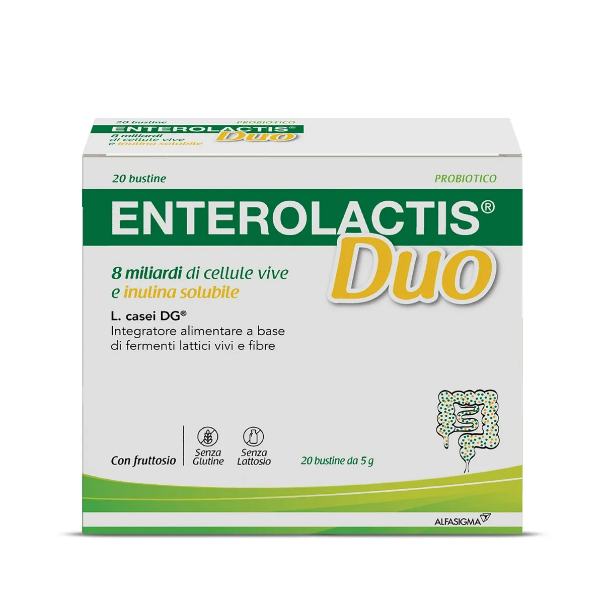 

Enterolactis Duo 20 пакетиков по 5 г ферментирует функцию кишечника
