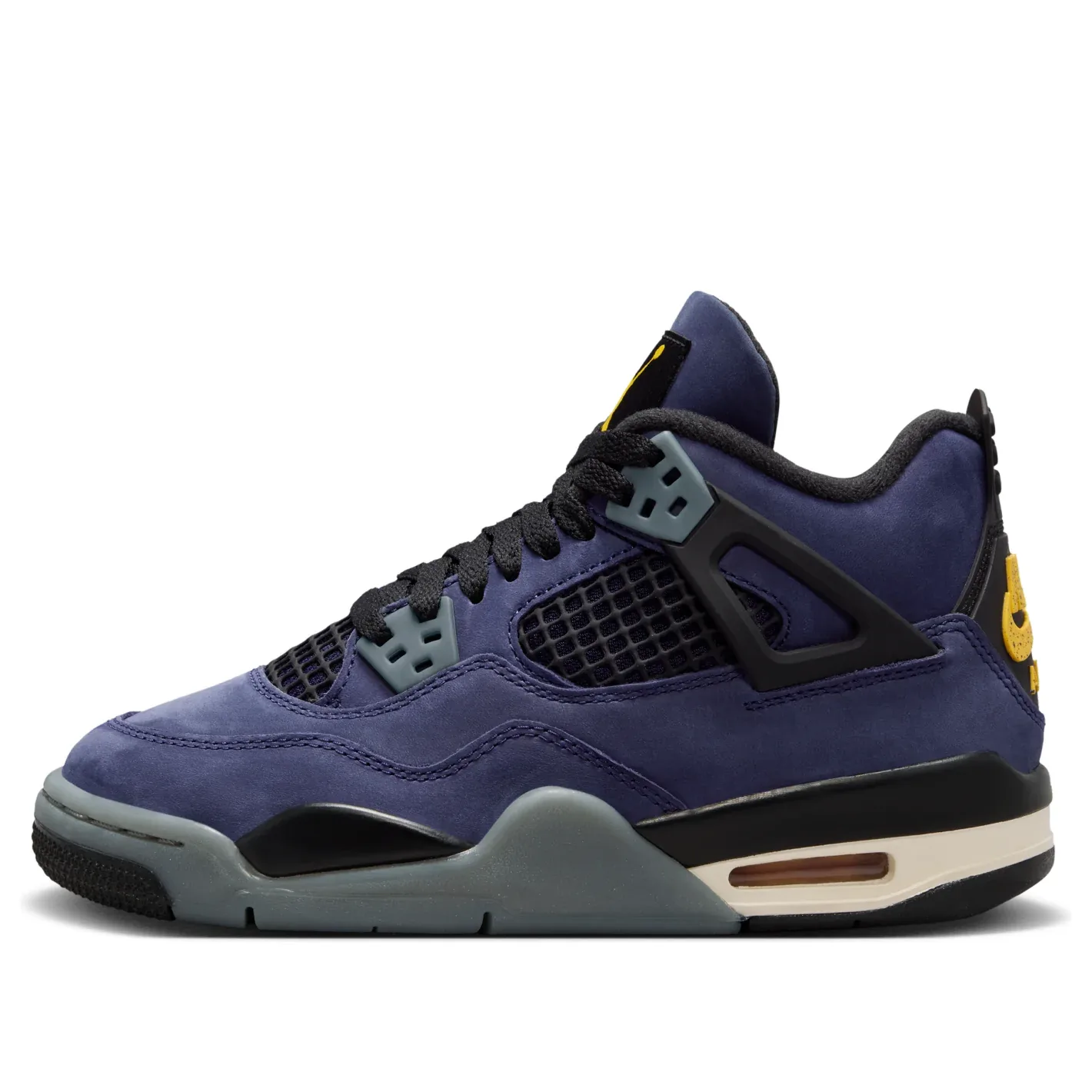 Кроссовки (GS) Air Jordan 4 Retro 'Lakers', фиолетовый