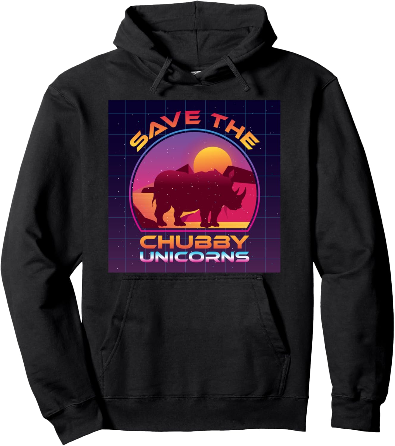 

Толстовка Save The Chubby Unicorns Save The Chubby Unicorns Designs, черный