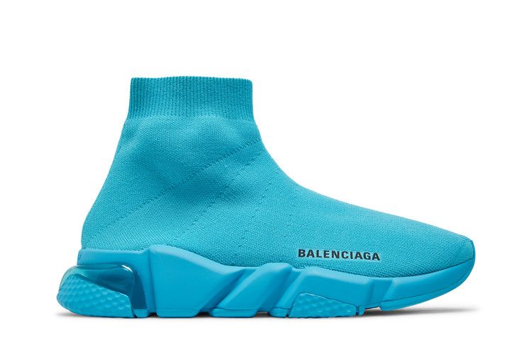 Кроссовки Balenciaga Balenciaga Wmns Speed Sneaker 'Clear Sole - Light Blue', синий — фото 2