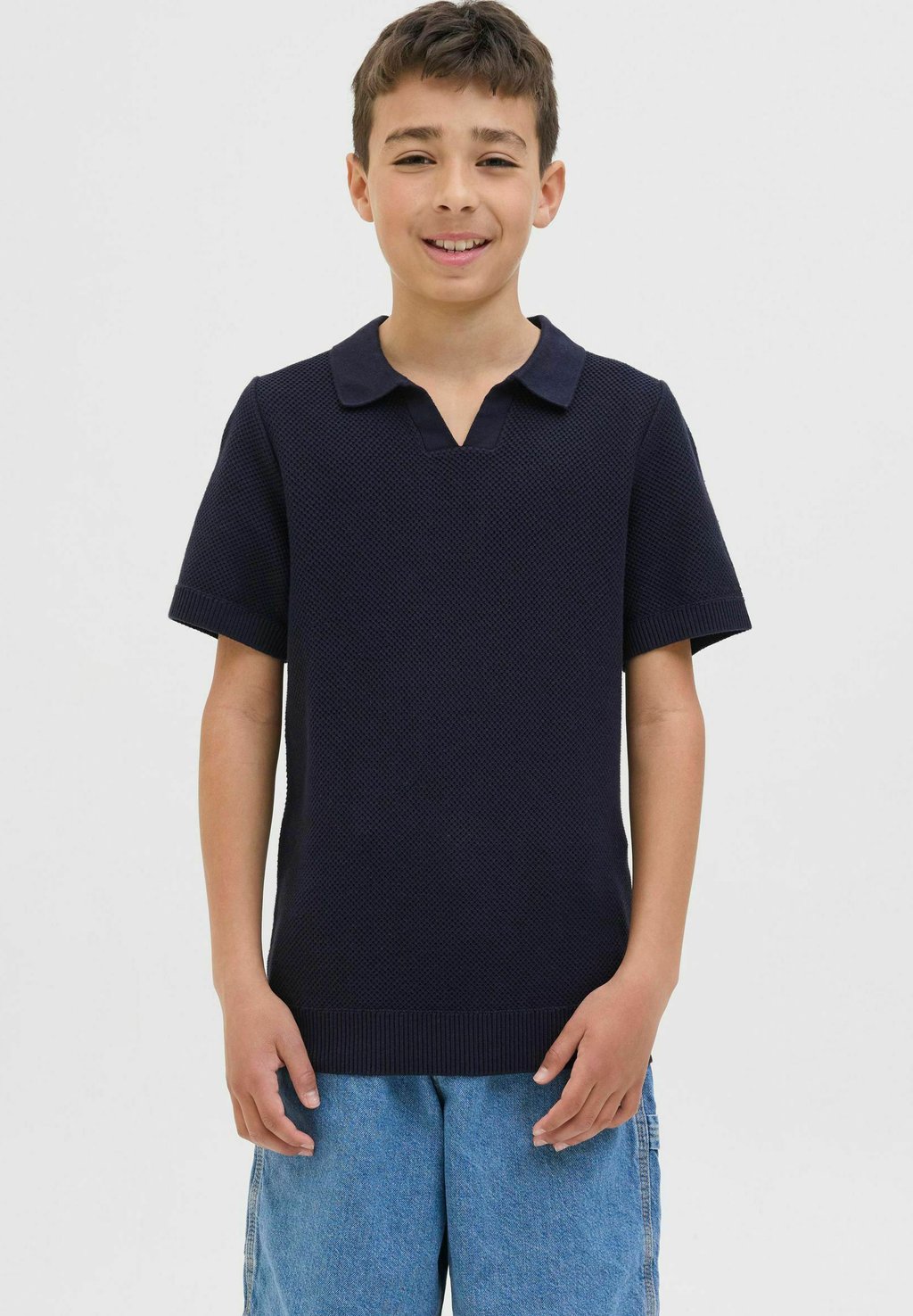 

Поло Jack & Jones Junior, темно-синий