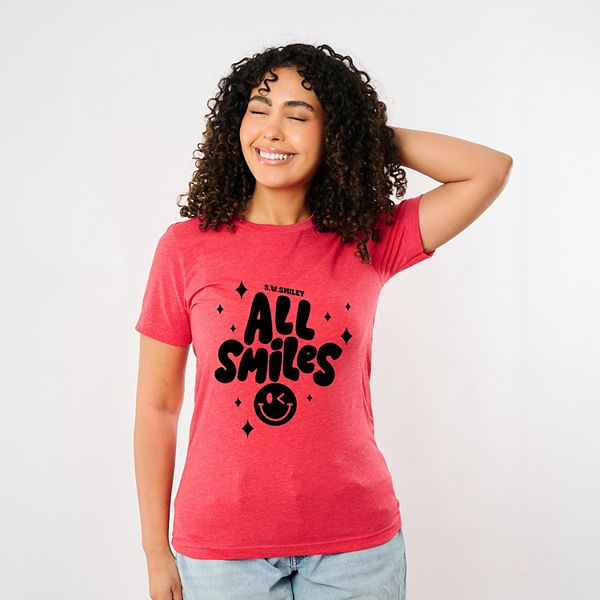 

Футболка с коротким рукавом SWSmiley all smiles smiley face Simply Sage Market, Heather Red, Зеленый, Футболка с коротким рукавом SWSmiley all smiles smiley face Simply Sage Market, Heather Red