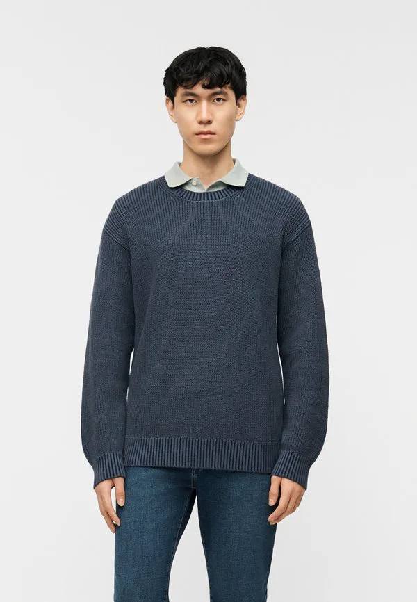 Расслабленный джемпер с экипажем Gap, Deep Sailor Blue