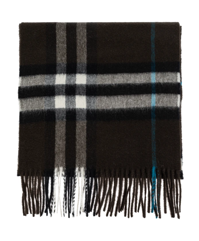 

Кашемировый шарф Burberry, коричневый