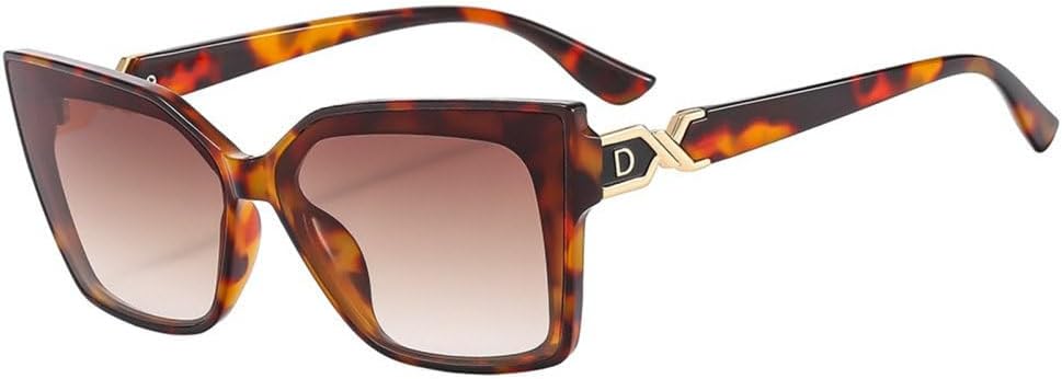 

MUTYNE Модные роскошные солнцезащитные очки «кошачий глаз» для женщин и мужчин, винтажные женские солнцезащитные очки, трендовые оттенки, защита от ультрафиолета UV400, Leopard Tea