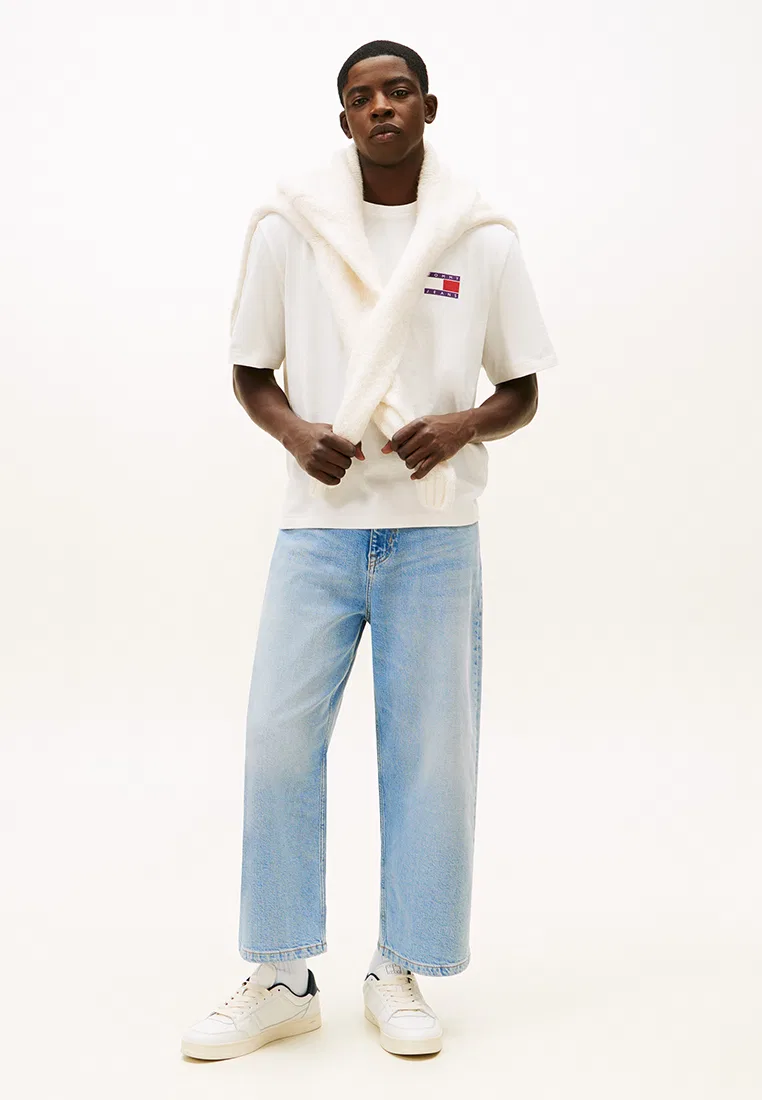 Футболка с принтом, Tommy Jeans Tommy Hilfiger, белый — фото 4