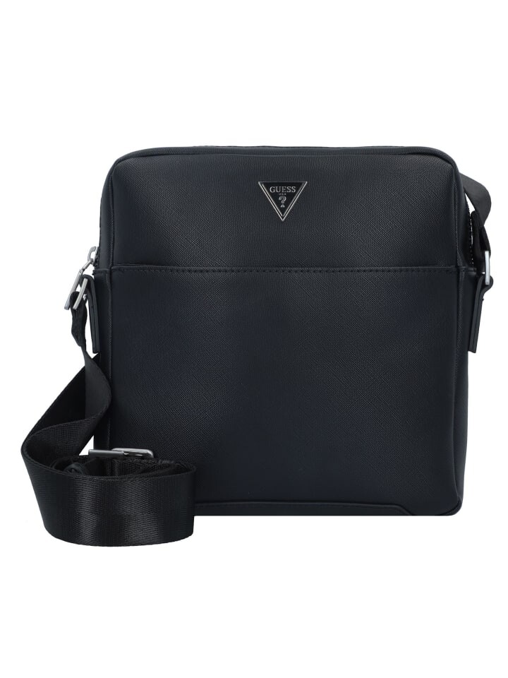 

Наплечная сумка Guess Saffiano Umhängetasche 22.5 cm, черный