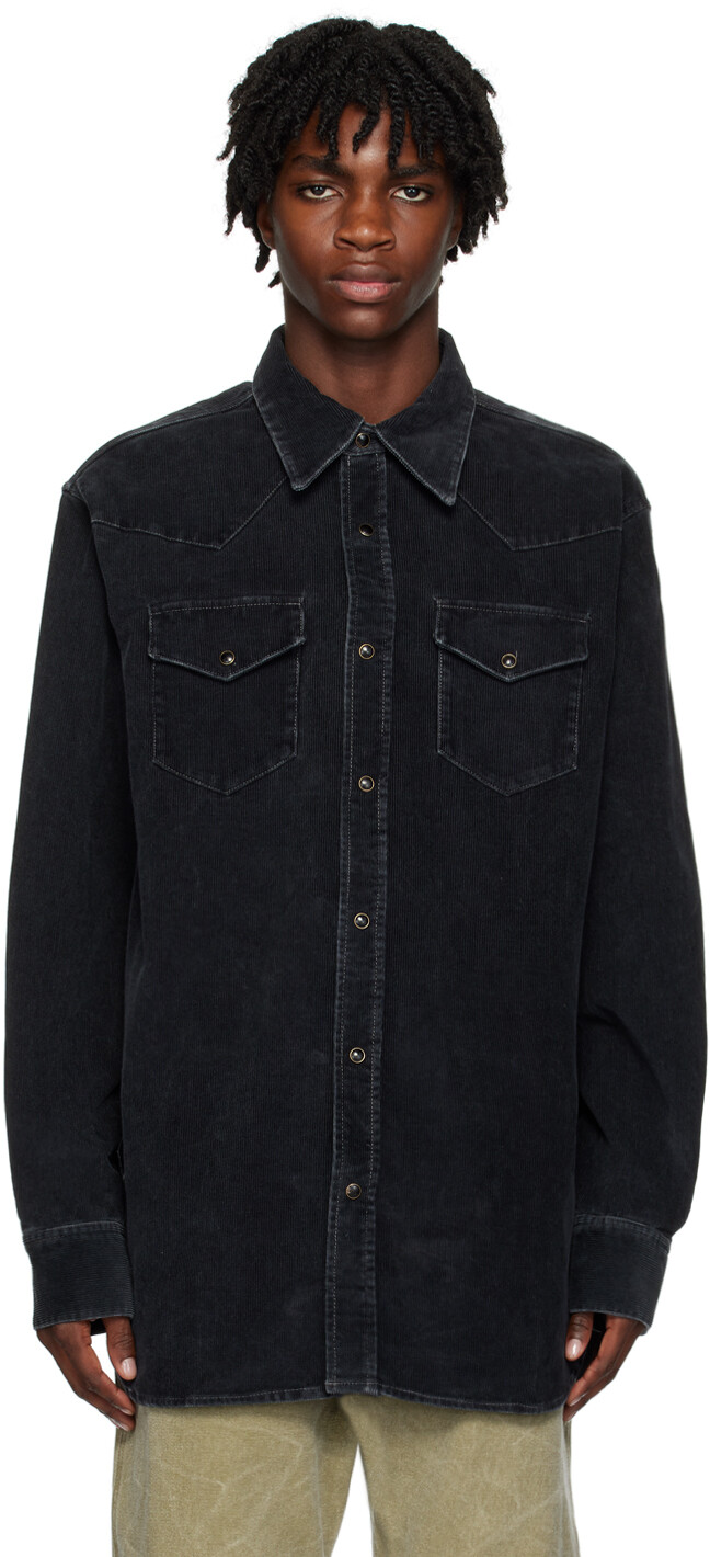

Черная рубашка Karty Acne Studios