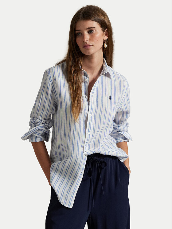 

Рубашка классического кроя 211970691007 Polo Ralph Lauren, голубой