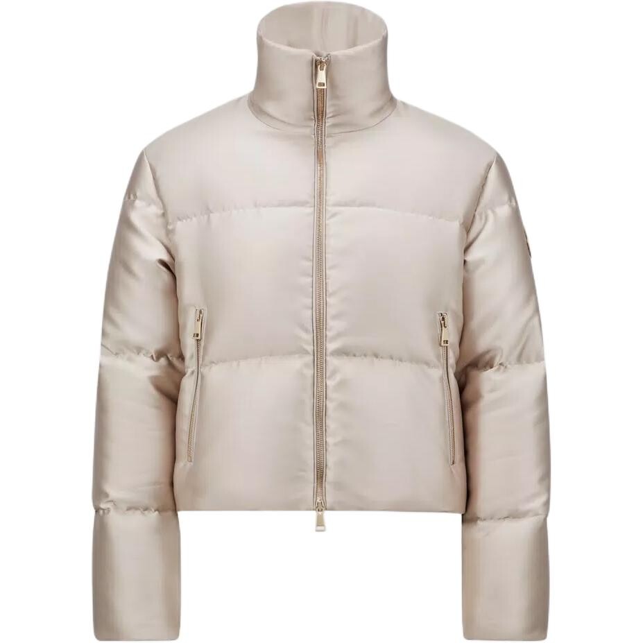 

Пуховик женский светло-коричневый Moncler