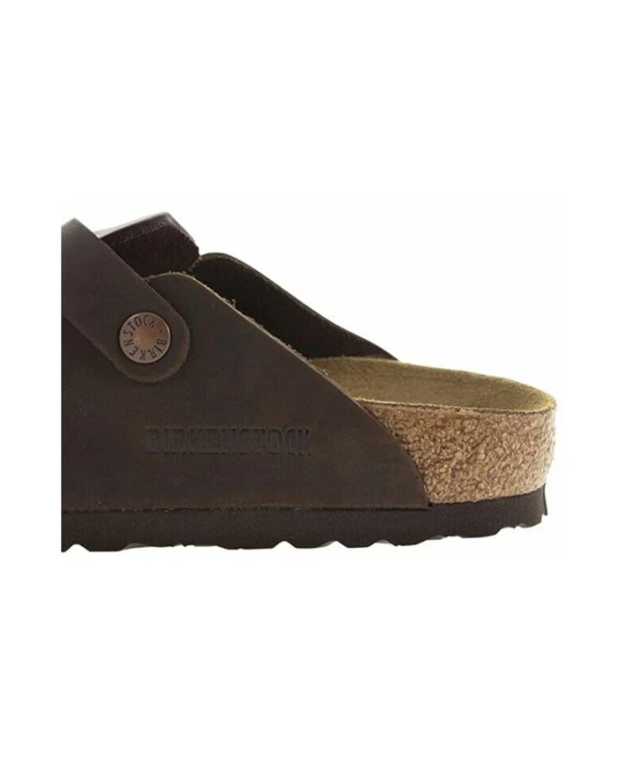 Мюли Birkenstock Boston Oiled Leather узкие, унисекс, коричневый — фото 4