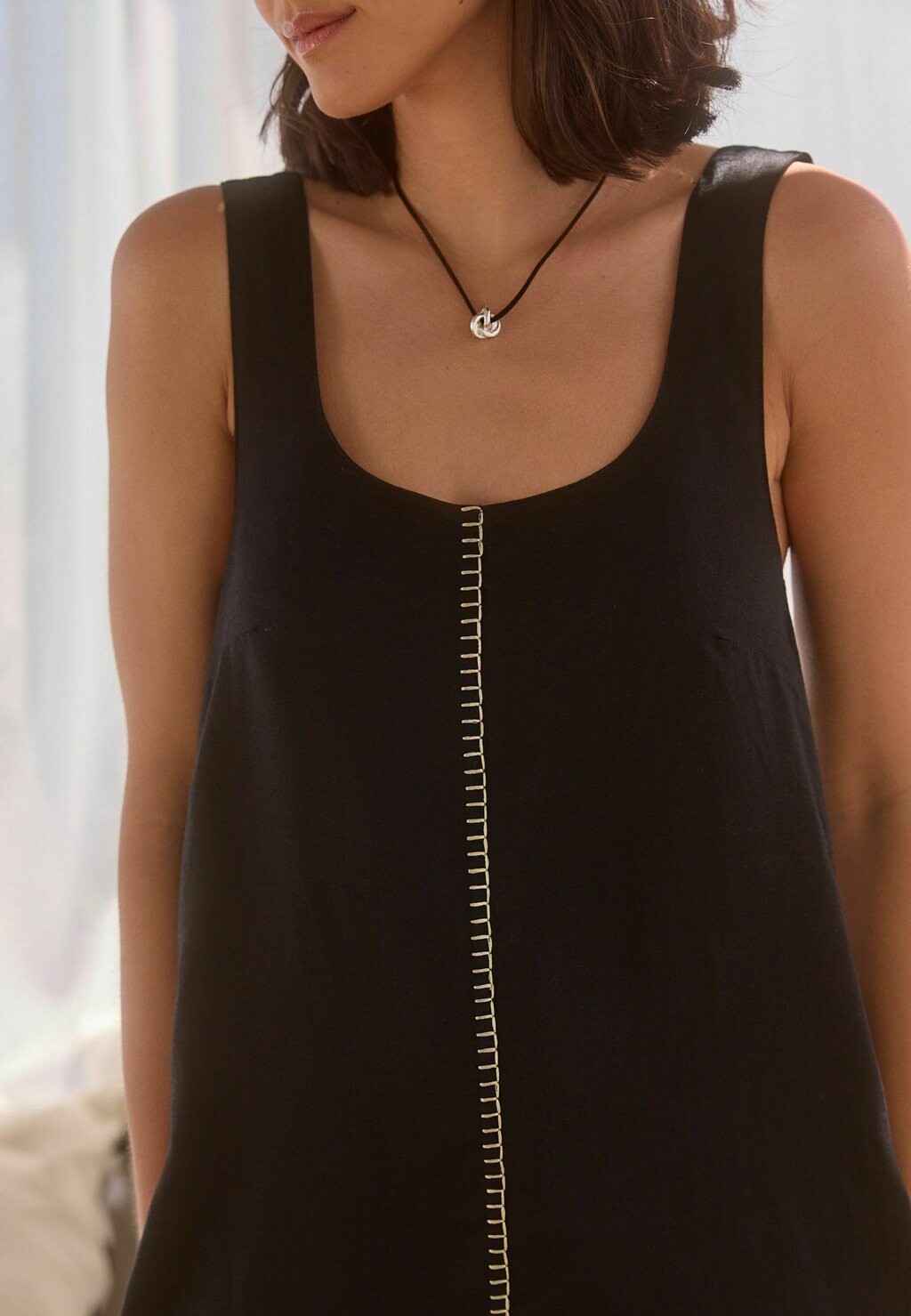 

Дневное платье Mini Tall Regular Fit Next, черное