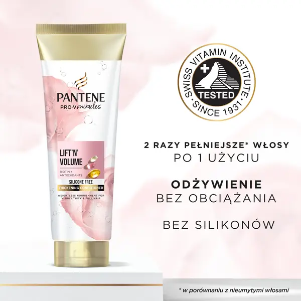 Кондиционер для густоты волос с биотином, 160 мл Pantene Pro-V lift'n'volume — фото 4
