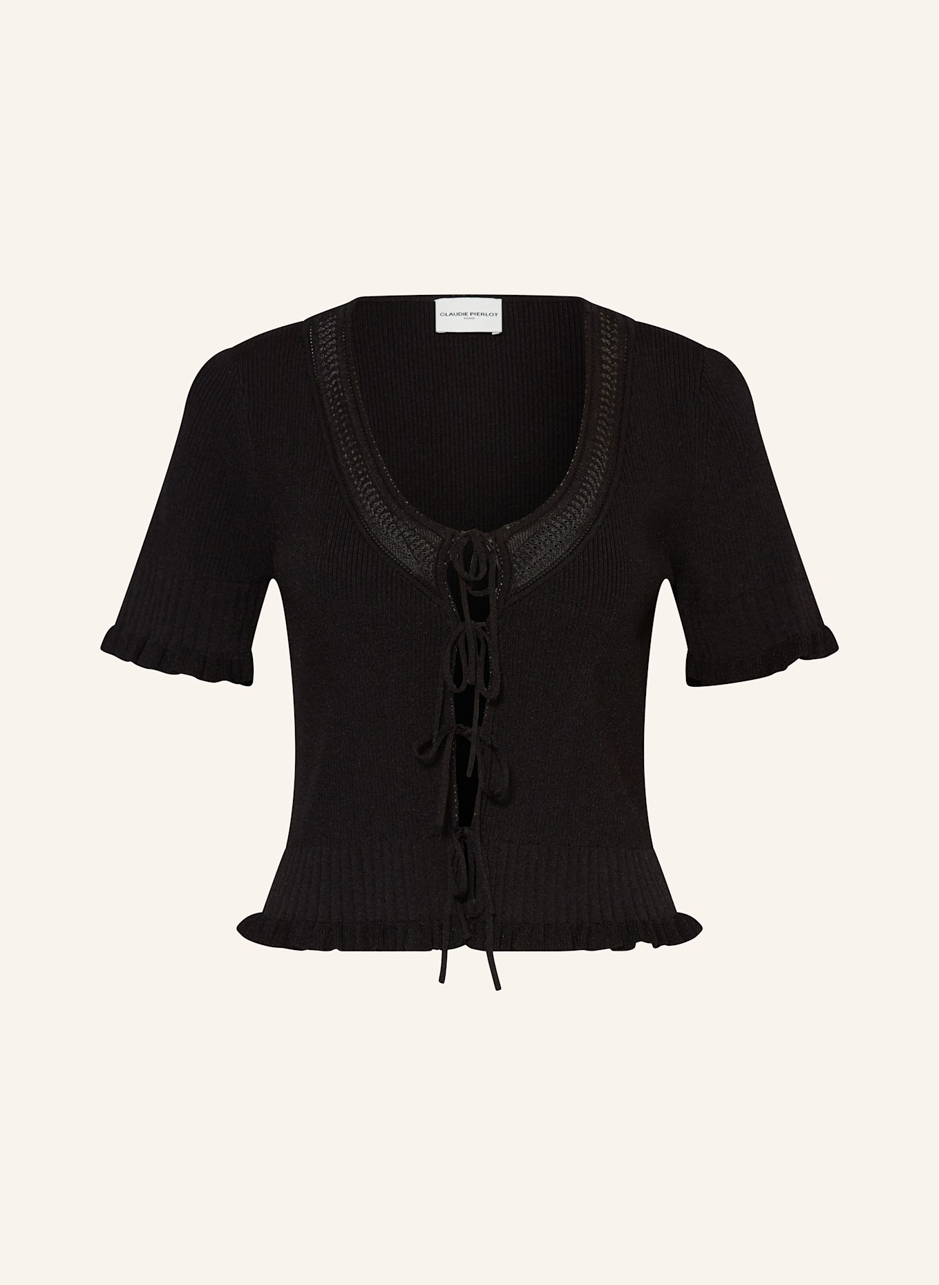 

Трикотажная рубашка Claudie Pierlot, черный