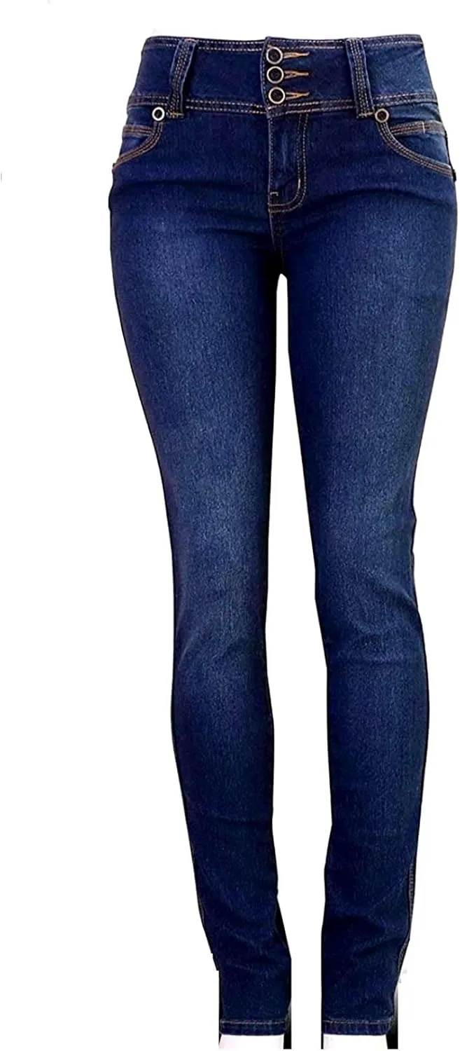 

Женские скинни джинсы с высокой талией и эффектом стрейч Jack David