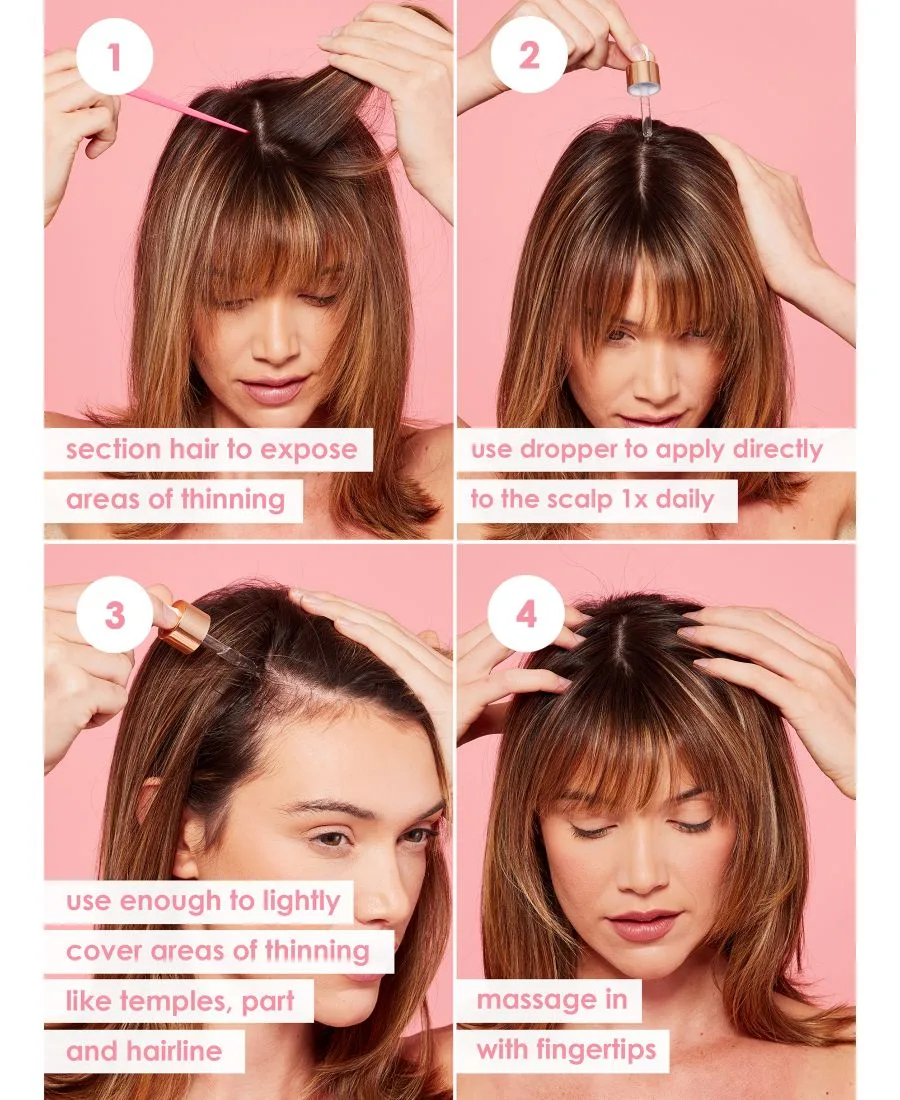 Grande Cosmetics Сыворотка для восстановления волос GrandeHAIR Full Boost, 1,35 унции — фото 3