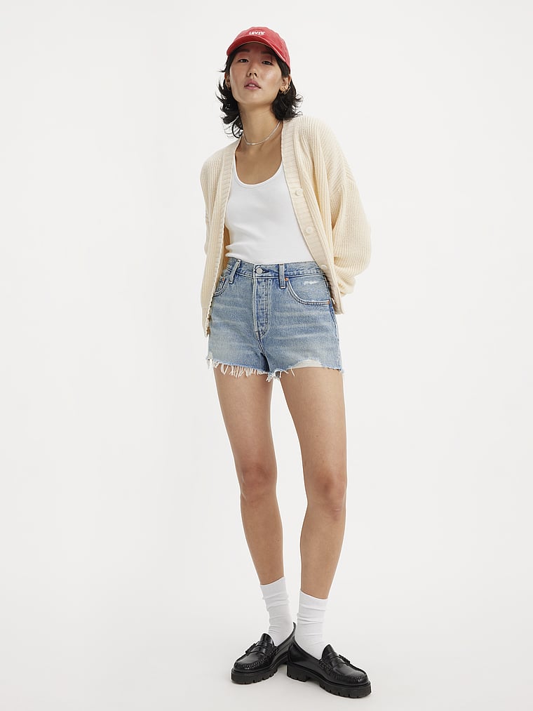 

Женские джинсовые шорты Levi'S 501 original с высокой посадкой Levi'S, синий