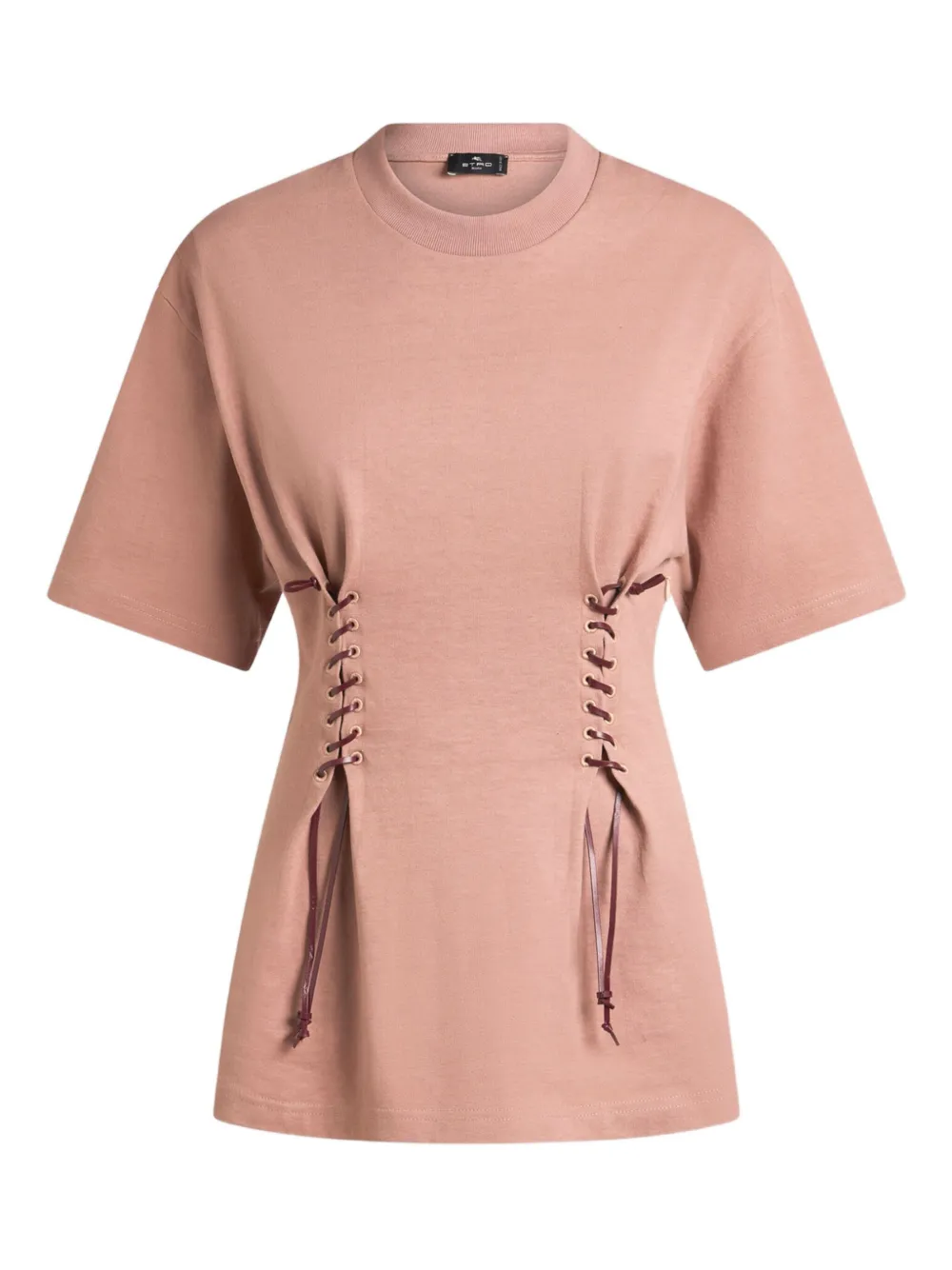 

Футболка со шнуровкой ETRO, розовый