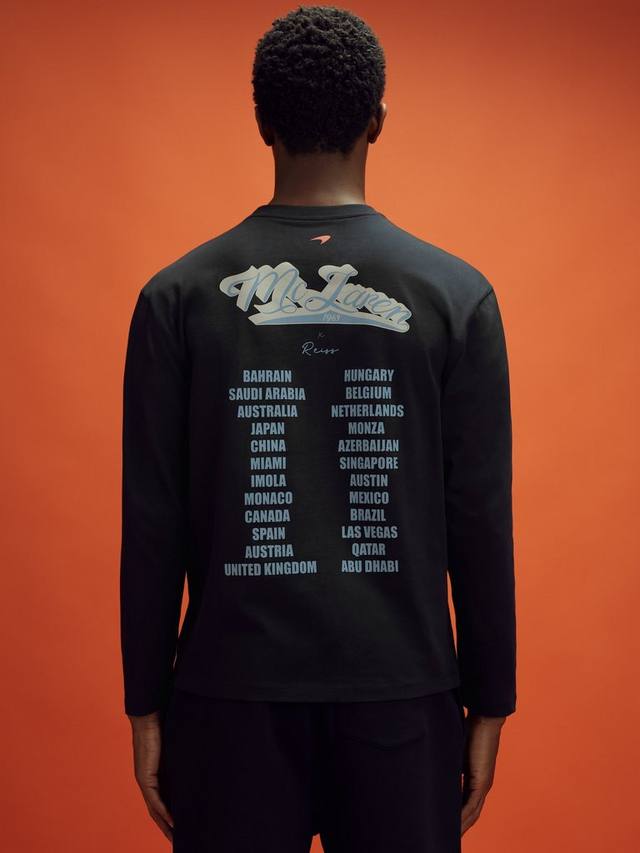 

Футболка с круглым вырезом beaton f1 tour Reiss x McLaren, черный