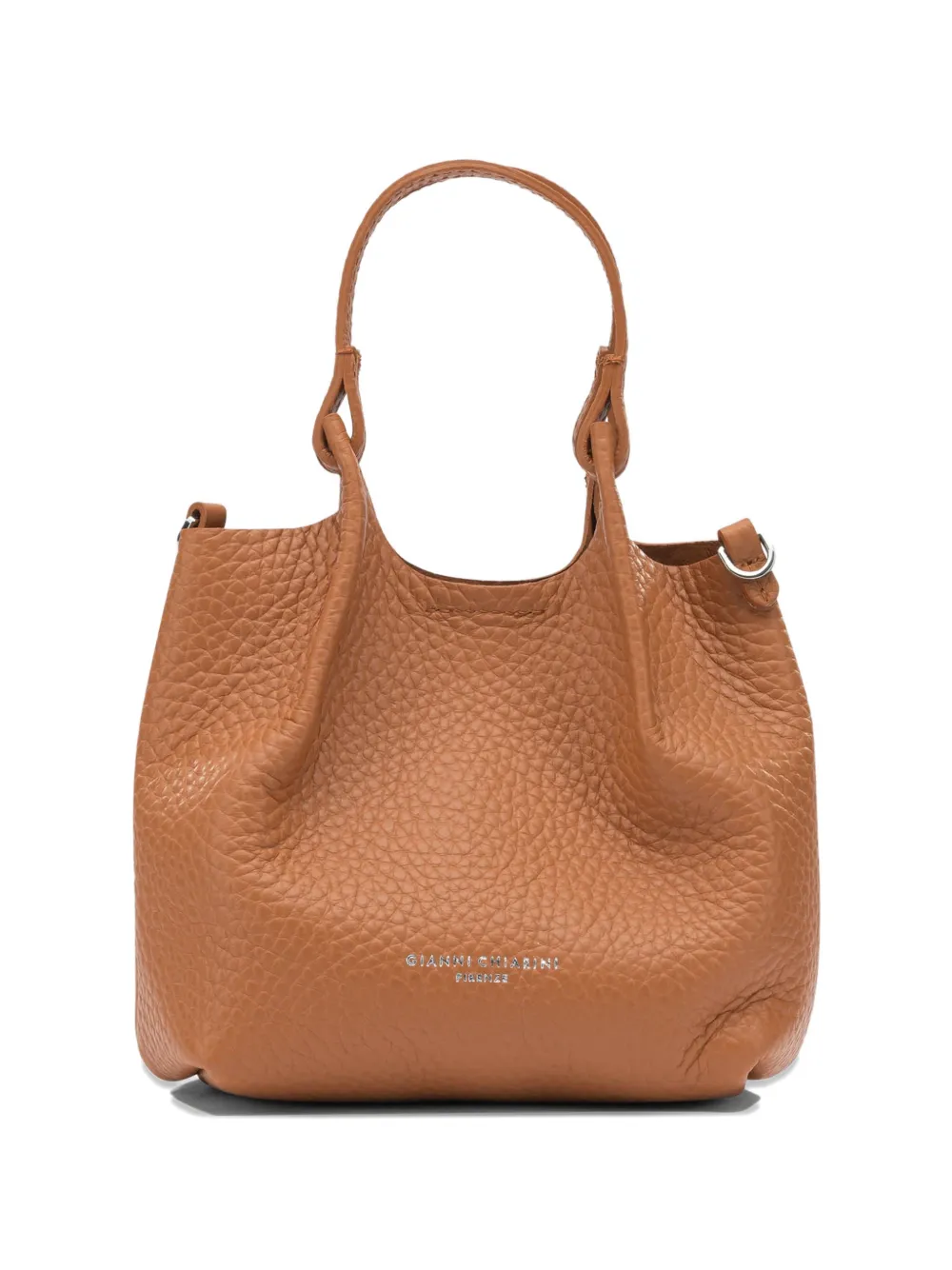 

Сумка-тоут из зернистой кожи Gianni Chiarini, коричневый