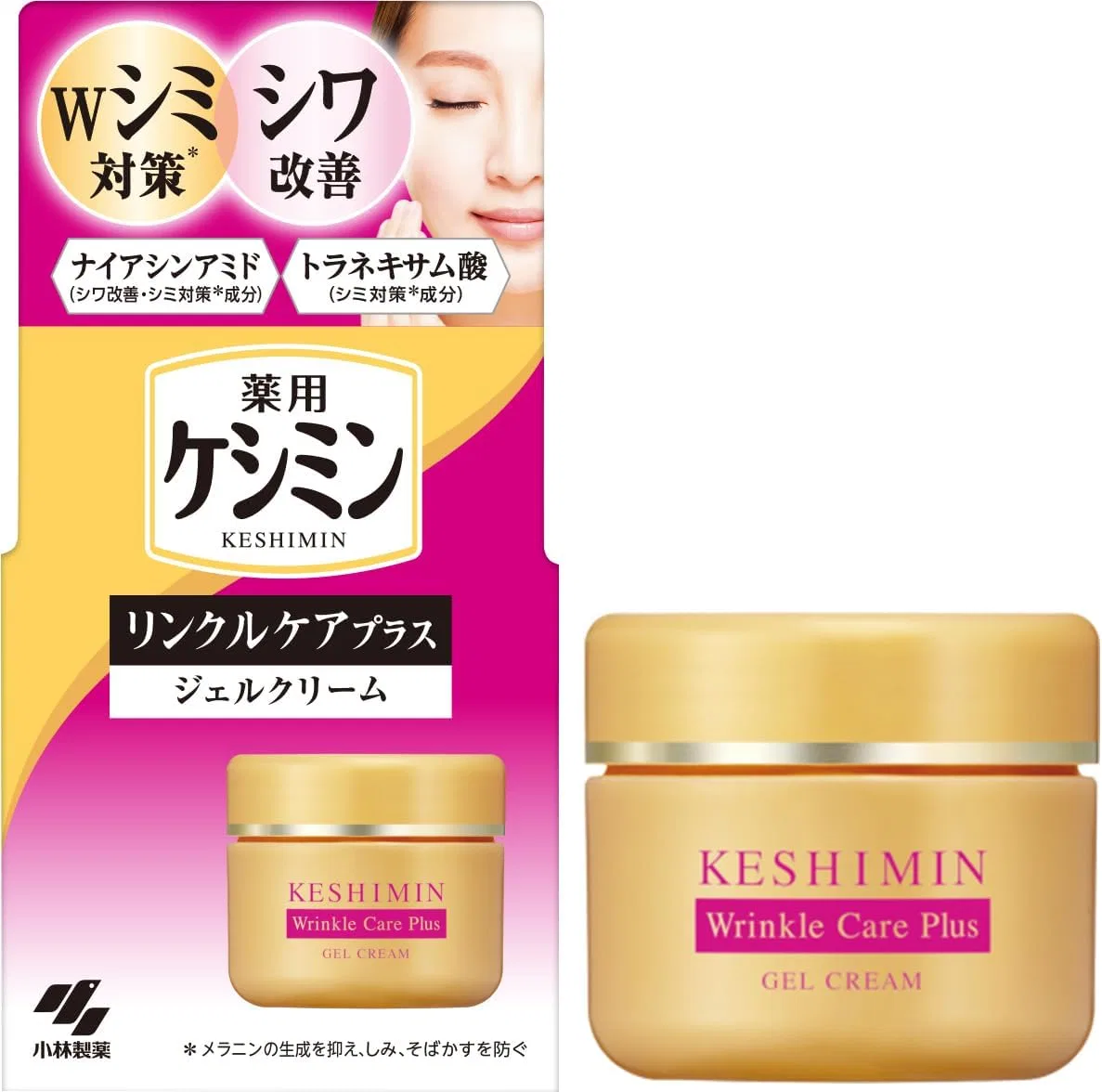Крем для лица Kimchi — Дневной Keshimin Wrinkle Care Plus с ниацинамидом и транексамовой кислотой, 50 г
