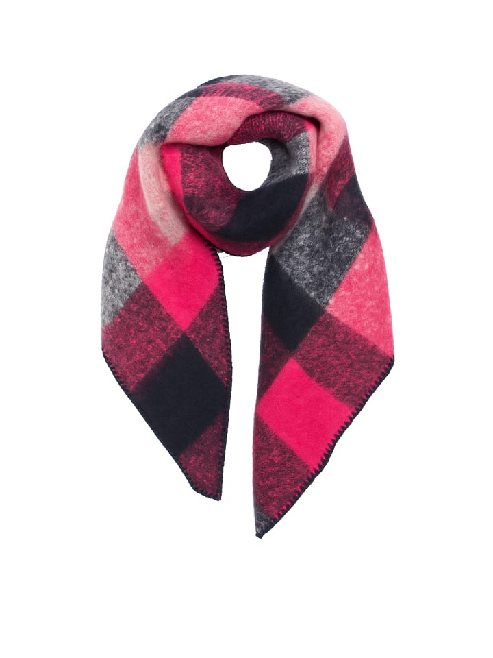 

Модный шарф из нежной ткани со стильным рисунком в розовом цвете. Faera