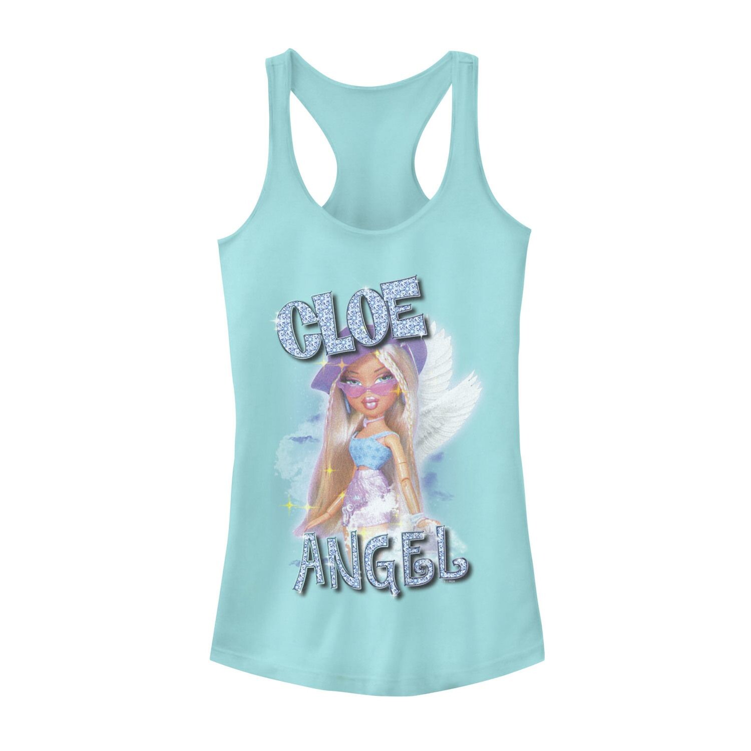 

Детская майка Bratz Cloe Angel с блестящим портретом Licensed Character