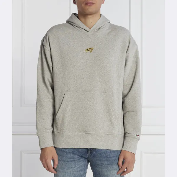 

Фирменное худи стандартного кроя Tommy Hilfiger, серый