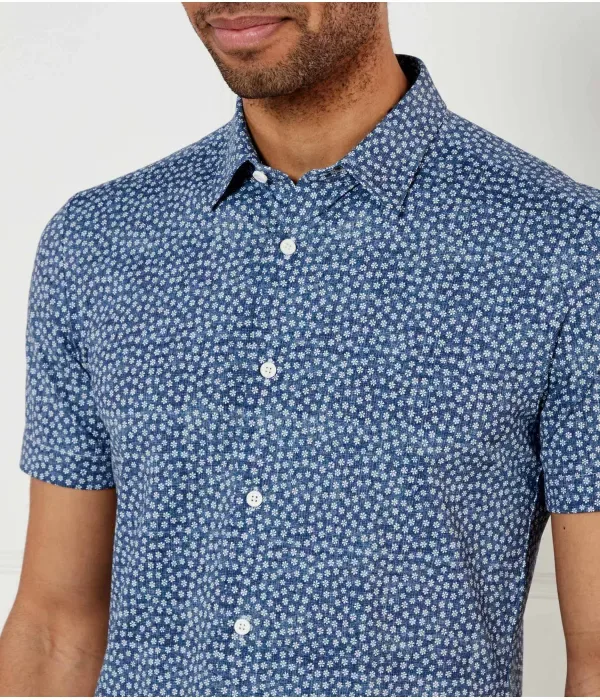 Рубашка P-ROAN-ken-SH-C1-242 slim fit Boss, синий — фото 4