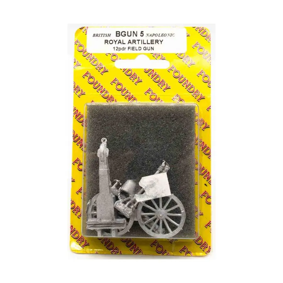 

12-фунтовая полевая пушка Британской королевской артиллерии, Historical Miniatures - Napoleonic (28mm) (The Foundry)