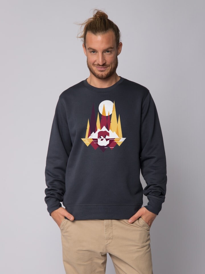

Толстовка wat Apparel Von Bären und Bergen, цвет india ink grey