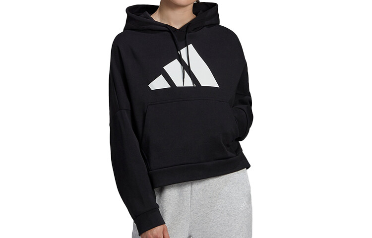 

Толстовка женская черная Adidas