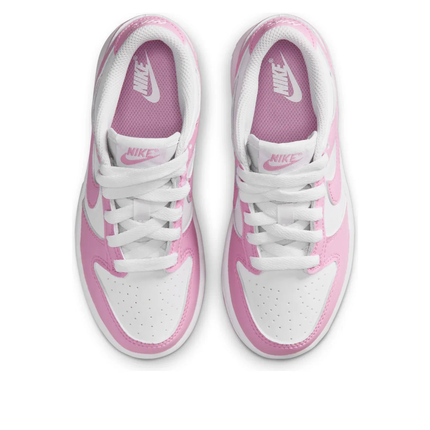 Кроссовки Nike Dunk Low 'White Pink Rise' IU7765-125, белый — фото 3