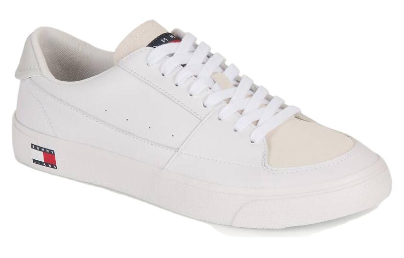 Кроссовки Tommy Hilfiger Skateboarding Shoes Men Low-top White, белый — фото 3