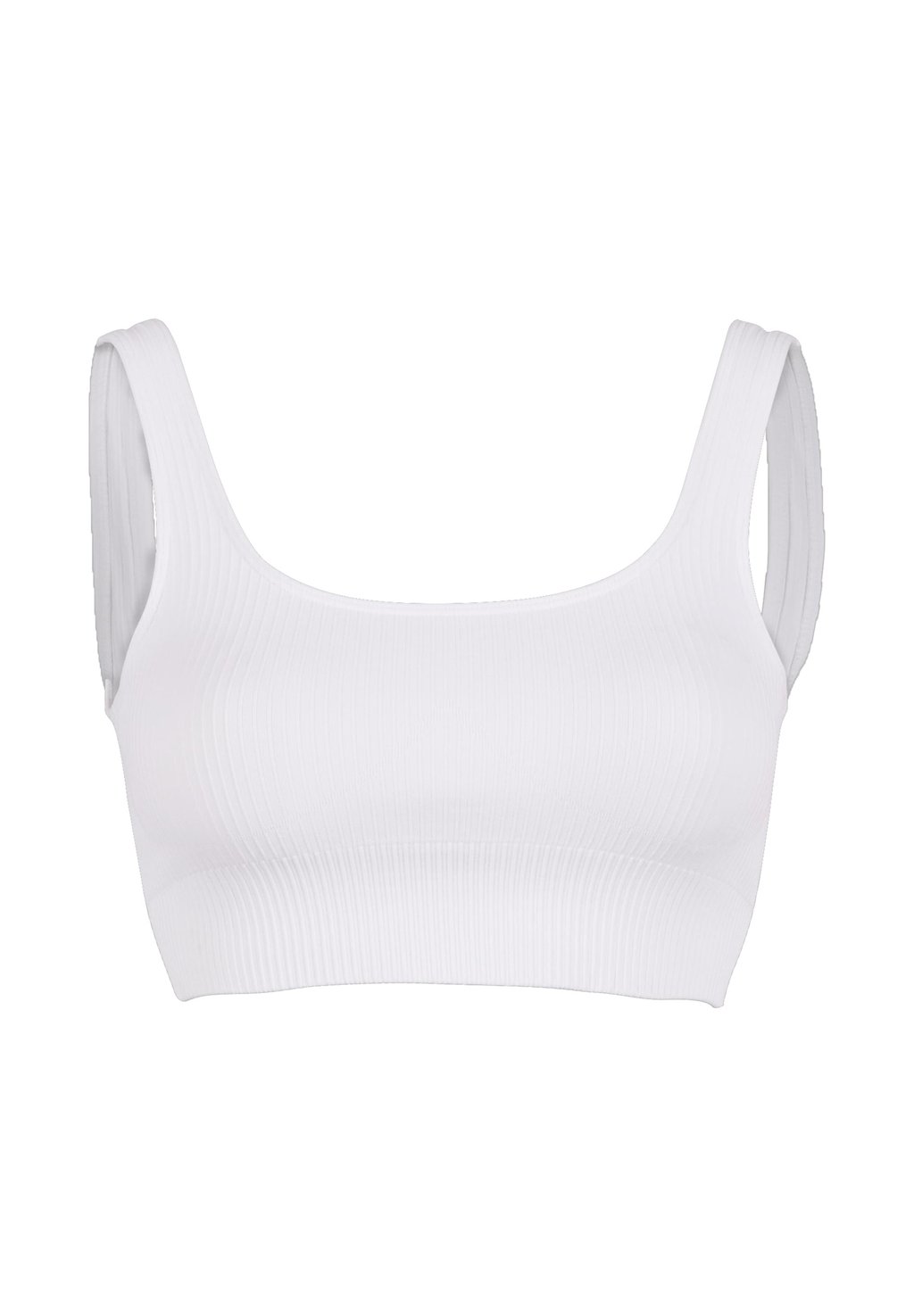

Спортивный бюстгальтер средней поддержки RIBBED SEAMLESS aim’n®, белый