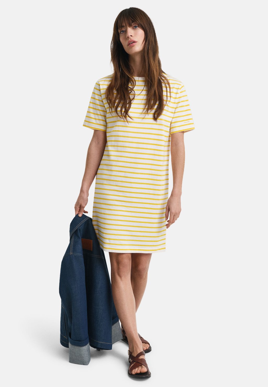 

Платье из джерси BRETON DRESS GANT, желтый