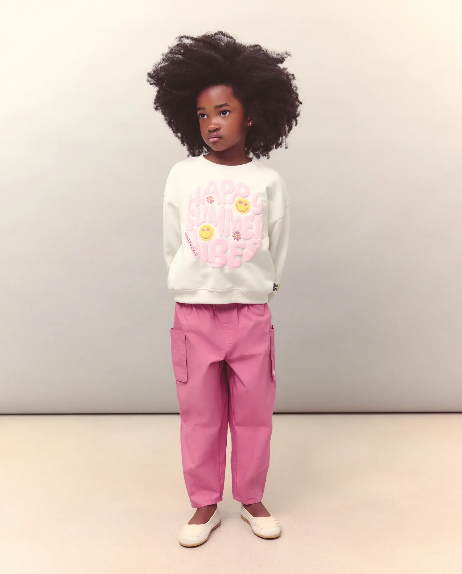 Детский свитер с позиционным принтом Kids El Corte Inglés, белый — фото 2