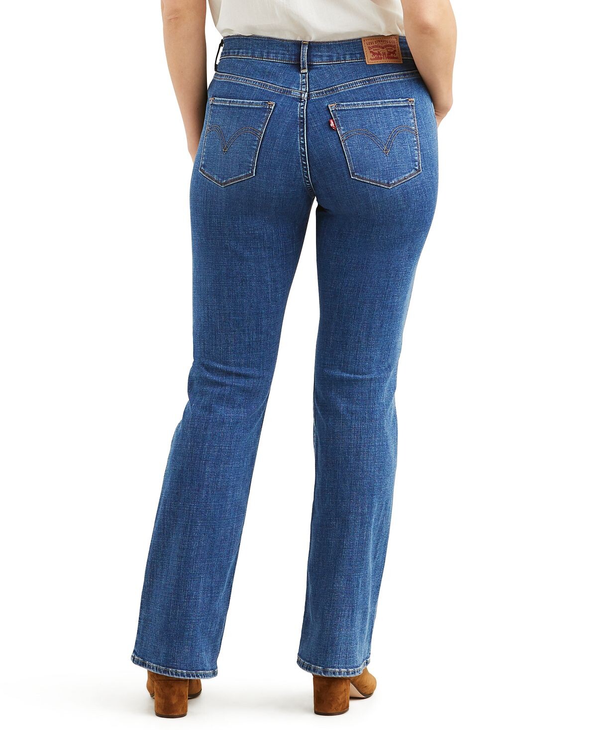 Женские повседневные классические джинсы Bootcut со средней посадкой Levi's — фото 2